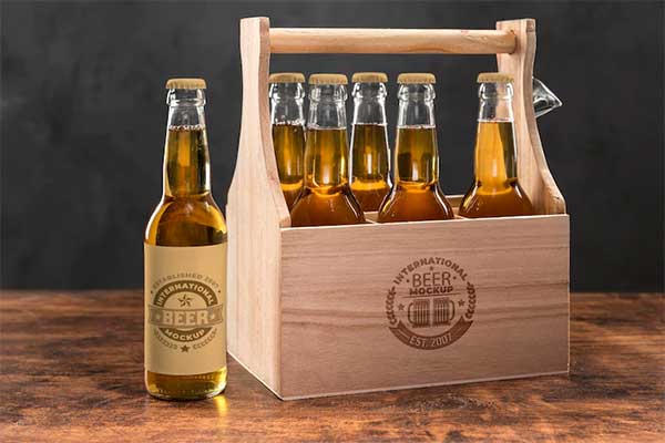 Beer Bottle Mockups | Free 32+ Photoshop Mockup Design Templates